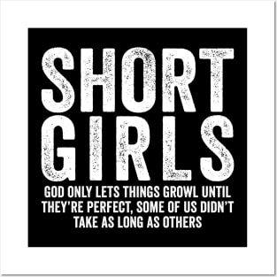 Pro Short Girls White Posters and Art